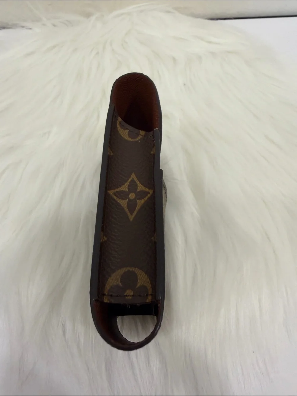 Louis Vuitton Monogram Canvas Phone Case in Brown and Gold